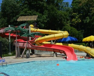 VISITING THE VOLCANO ISLAND WATERPARK